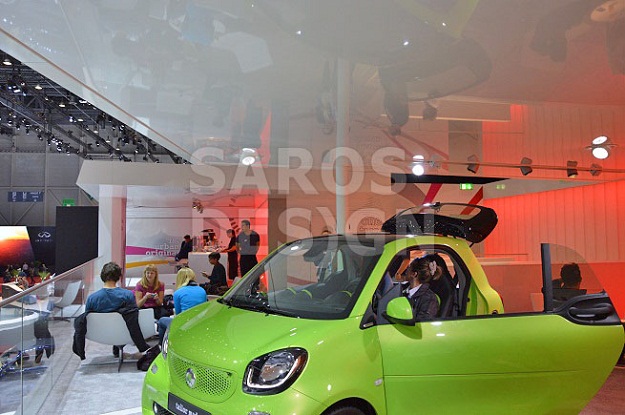 Stretch ceiling on Geneva motor show 2015, Geneva, Switzerland