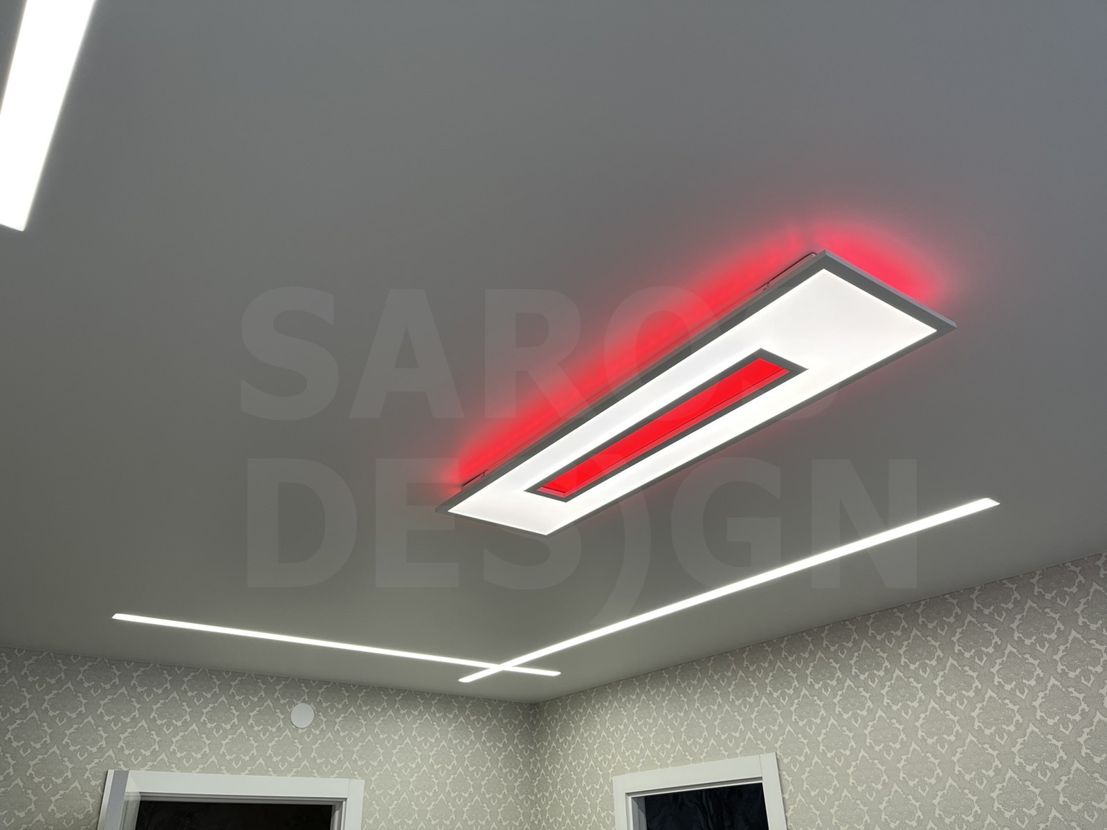 Light lines in private interior — Saros Design